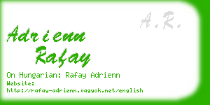 adrienn rafay business card